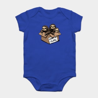Adopt a Sloth Baby Bodysuit